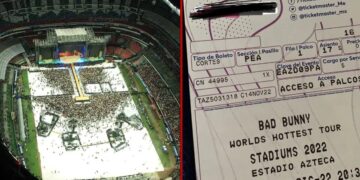 Detienen a 14 presuntos vendedores de boletos falsos en concierto de Bad Bunny