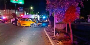 Fuerte choque en Av. Himalaya deja como saldo un muerto y tres heridos