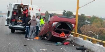 Choque-volcadura, en la Carr. a Rioverde deja un lesionado