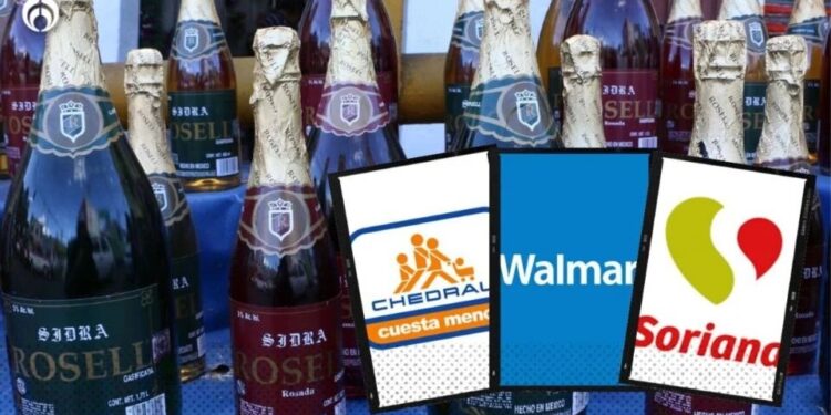 Año Nuevo 2023: Walmart, Chedraui o Soriana ¿quién vende la sidra más barata?