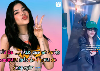 Denuncian que Kenia Os  provocó el retraso de despegue del avión para ir a ver a Bad Bunny