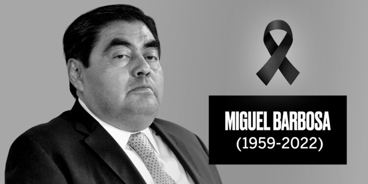 Fallece Gobernador de Puebla, Miguel Barbosa