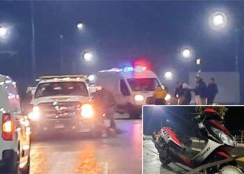 Muere motociclista al derrapar en puente