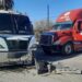 Seis personas resionadas dejó un choque entre tráiler y transporte de personal en avenida Industrias