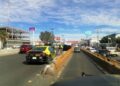 Doble accidente vial provocó tráfico en Salvador Nava esta mañana