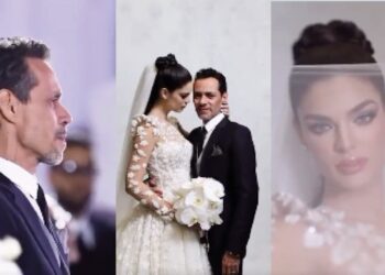 VIDEO: Marc Anthony conmovido hasta las lagrimas en su boda con Nadia Ferreira, su cuarta esposa menor que él