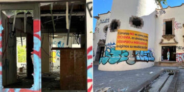 Cada vez más dejada en el abandono la Avenida Venustiano Carranza
