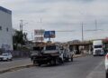 Se atoró tráiler en Río Santiago