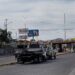 Se atoró tráiler en Río Santiago