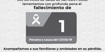 Otra defunción por Covid-19 en SLP