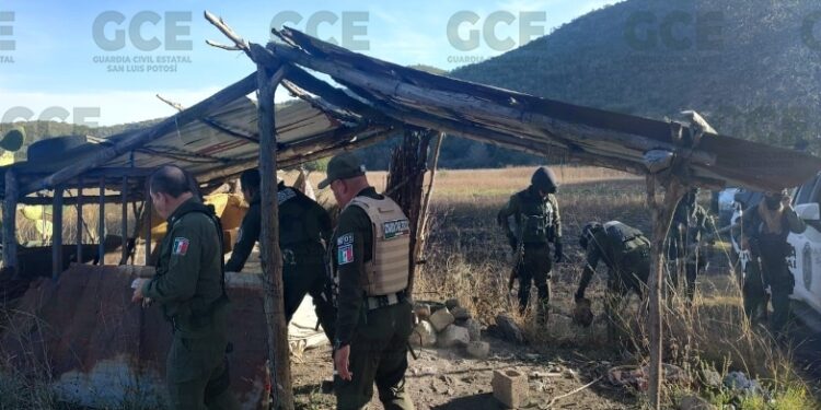 Ubican supuestos narco campamentos en Guadalcázar y Villa de Arista
