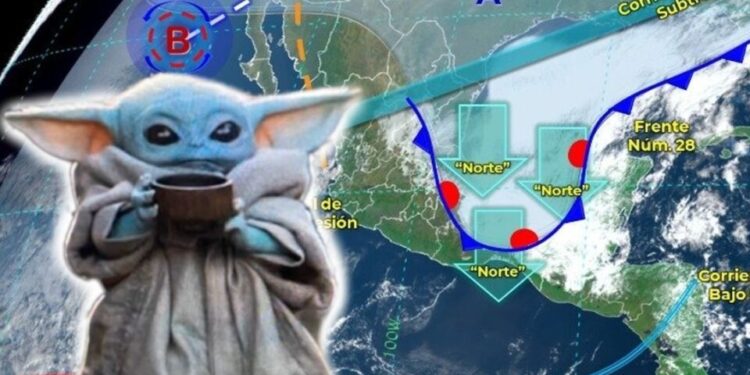 Frente frió 28 llegará este fin de semana