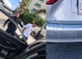 Taxista arrojó ácido a auto particular al confundirlo con un Uber en Cancún