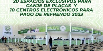 Finanzas abrirá módulos para canje de placas y refrendo anual 2023 en la Fenapo