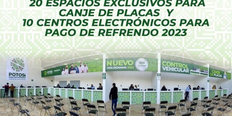 Finanzas abrirá módulos para canje de placas y refrendo anual 2023 en la Fenapo