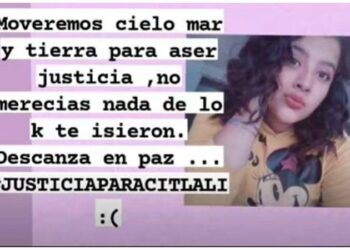 Presunto feminicida de Citlai ya fue detenido, aseguró Fiscalía