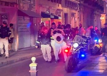 Acuchillan a hombre en pleno Centro Histórico