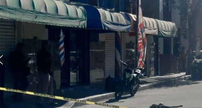 Balean una barbería en la Col. Progreso