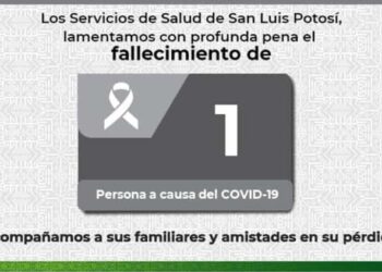 Fallece mujer de 57 años por covid en SLP