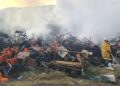 6 Detenidos tras el incendio a bodega de la SEGE en Río Españita