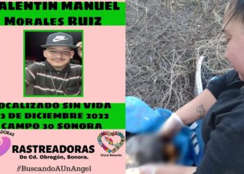 Madre buscadora encuentra a su hijo sin vida tras cuatro años desaparecido en Sonora