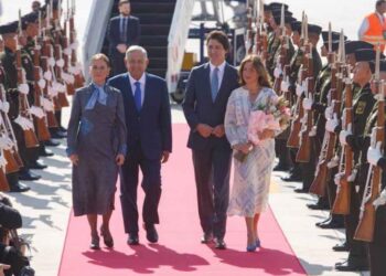 VIDEO: Justin Trudeau llega al AIFA: así recibe AMLO al Primer Ministro de Canadá