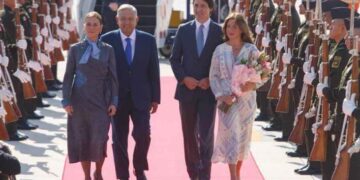 VIDEO: Justin Trudeau llega al AIFA: así recibe AMLO al Primer Ministro de Canadá