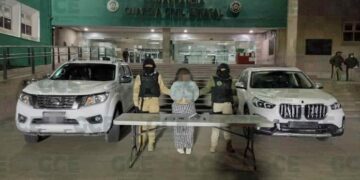 Recuperan vehículo BMW robado en Villa Magna y una camioneta hurtada en Juan Sarabia; hay una detenida