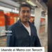 Cachan a Tenoch Huerta en el Metro CDMX y “revientan” las redes