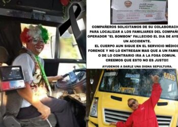 Buscan a familiares de chofer que falleció en choque de la carretera 57