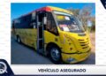 Policía recuperan unidad de transporte público robado