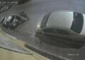 VIDEO: Intentaron robar la batería de un auto en Barrio de Santiago