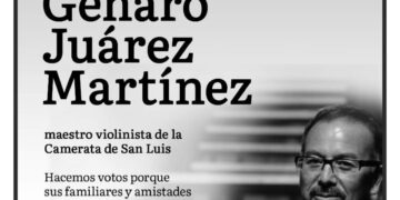 Falleció violinista potosino que había desaparecido desde el pasado domingo