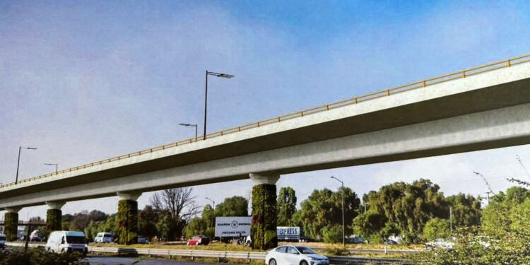 Anuncia Ricardo Gallardo segundo piso en Carretera 57