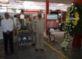 Despiden a Carlos Abad con homenaje en la estación del H. Cuerpo de Bomberos Metropolitano