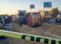 Tres muertos y 12 heridos, saldo de un choque en la carretera 57