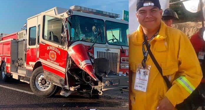 Muere bombero en cumplimiento de su deber