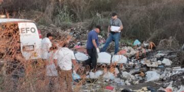 VIDEO| No fue un secuestro, sujetos arrojaron el cadáver de una joven en un basurero