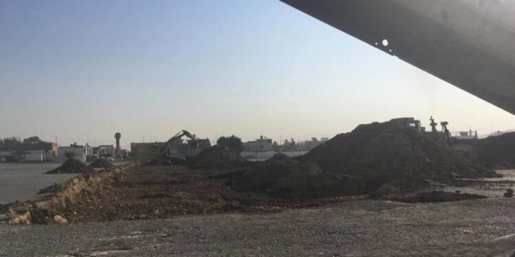 Inician obras de la Arena Potosí en estacionamiento de la Fenapo