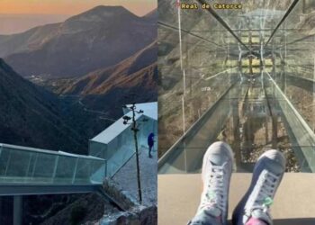 VIDEO: Así es la experiencia dentro del nuevo tobogán de cristal en Real de Catorce