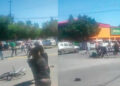 VIDEO: Riña campal entre repartidores frente a Walmart de Muñoz