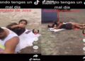 VIDEO: Dijo que iba a trabajar y su esposa lo encontró en la playa con la secretaria
