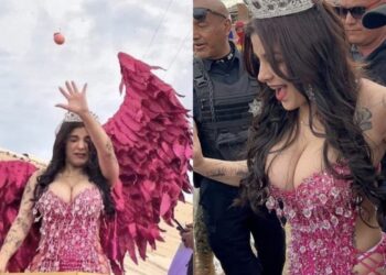 VIDEO: ¡Huevazos para Karely Ruiz!; así fue recibida en el Carnaval de Guaymas 2023