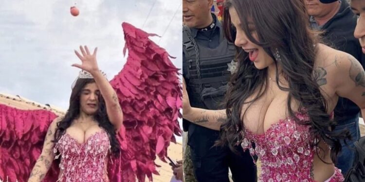 VIDEO: ¡Huevazos para Karely Ruiz!; así fue recibida en el Carnaval de Guaymas 2023