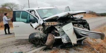 Accidente automovilístico dejó un saldo de 6 lesionados y cuantiosos daños materiales