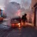 Prenden fuego a un vehículo en San Sebastián