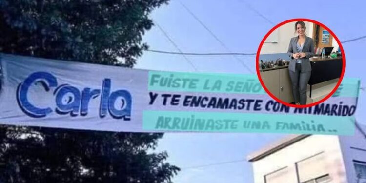 Madre de familia exhibe a maestra por acostarse con el padre de su hijo
