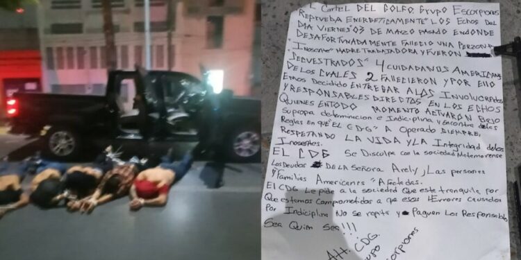 VIDEO: Cártel del Golfo entregó a los 5 responsables del Caso Matamoros y pidió “disculpas”