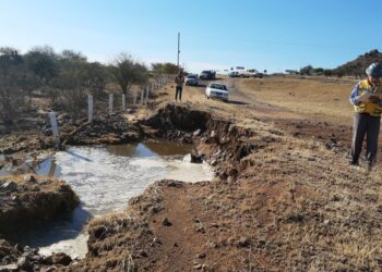NUEVA falla en el Realito deja a varias colonias sin agua