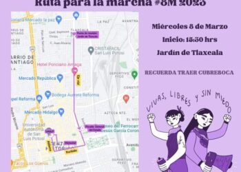 Coordinan protocolo para marcha del 8M